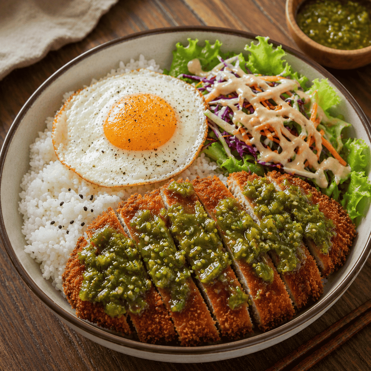 Katsu Rice Bowl Cabe Hijau Rice Bowl Boss